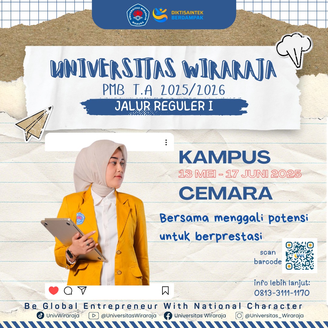 Penerimaan Mahasiswa Baru Jalur Reguler I Tahun 2025