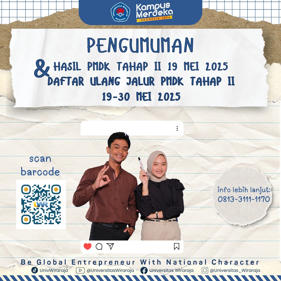 Pengumuman Hasil PMDK tahap 2 dan Daftar Ulang PMDK Tahap 2 Tahun 2025
