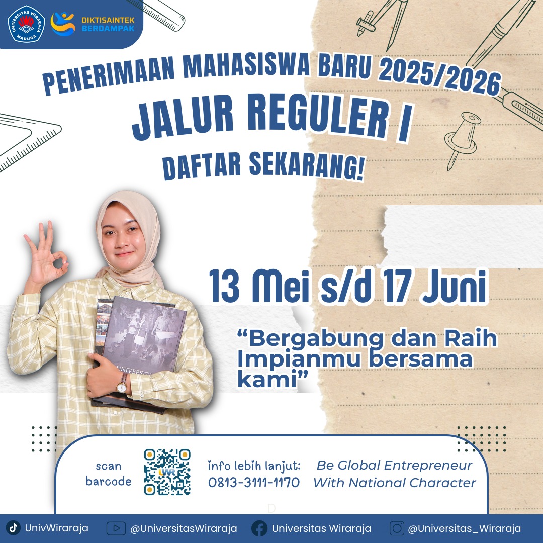Penerimaan Mahasiswa Baru Jalur Reguler I Tahun 2025